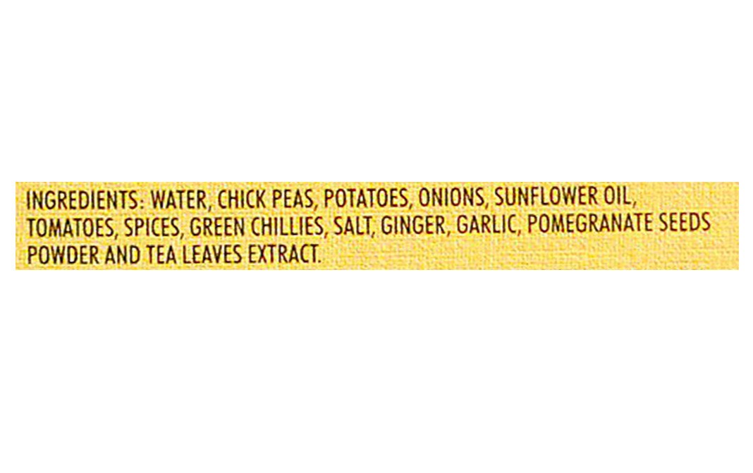 Kitchens Of India Pindi Chana Chick Peas Curry   Pack  285 grams